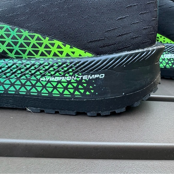 Brooks Hyperion Tempo Speed Running Shoes Black/Kayak Blue/Green Gecko Men’s 9 main image 10